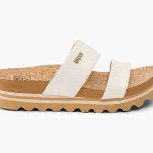 Reef White Tan Sandals Comfortable Beachwear